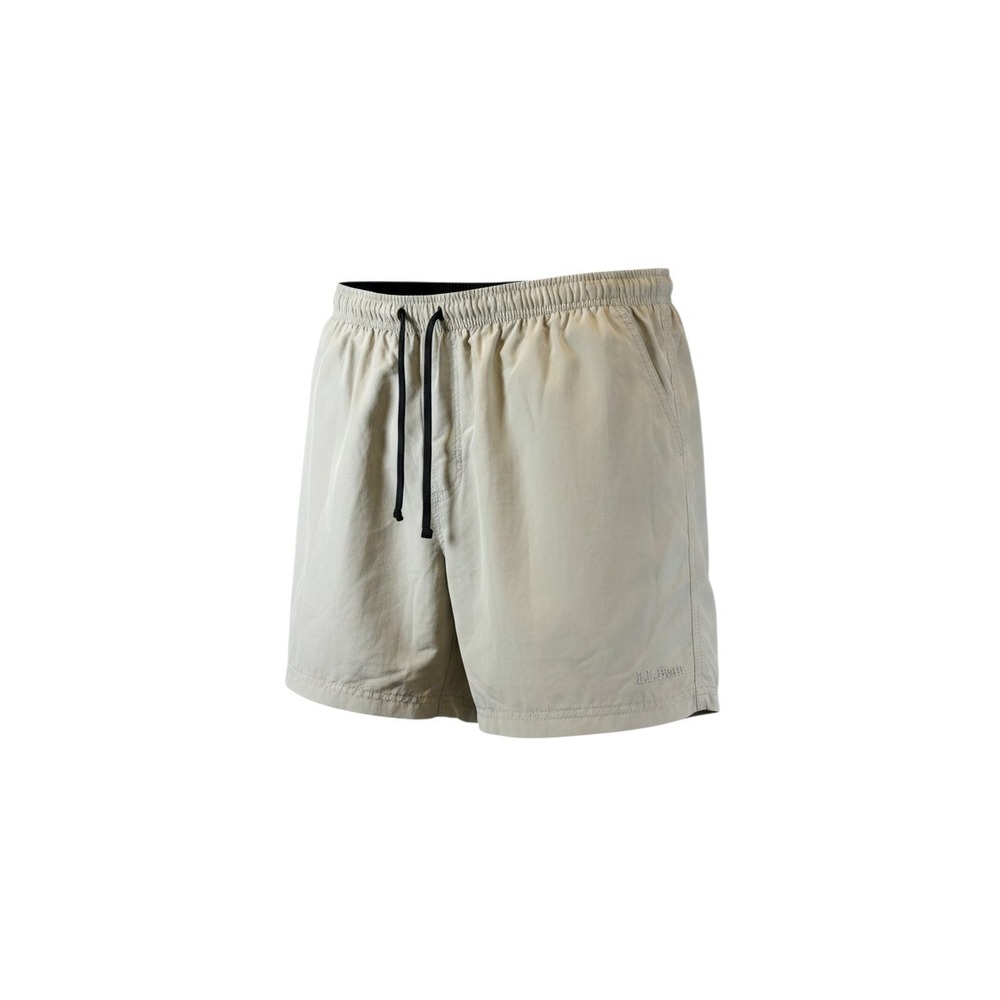LL Bean Supplex Nylon Shorts Tan Khaki Mesh Lined Hiking Water Mens XL‎ 0XR40